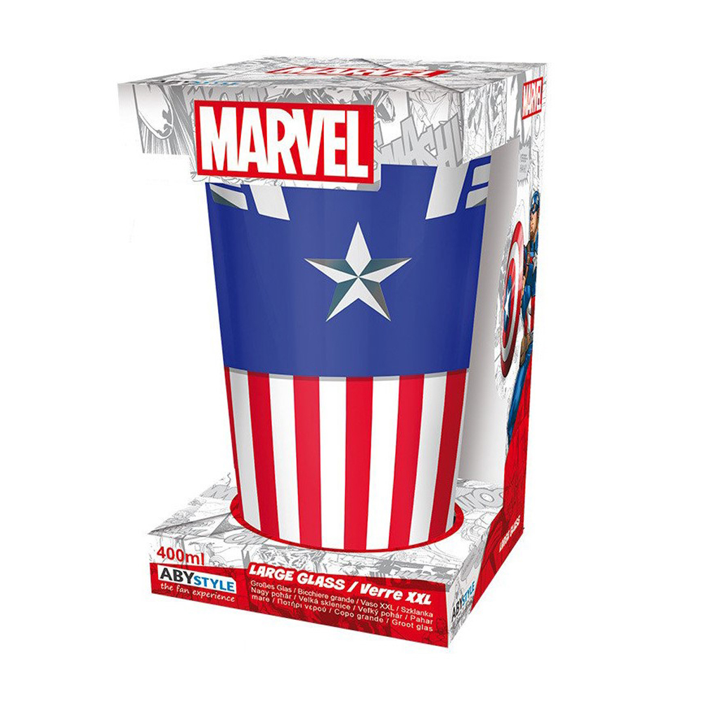 Abystyle Marvel - Captain America Glass