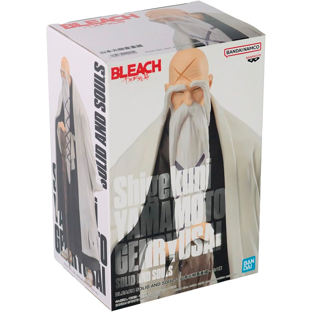 Bandai Banpresto Bleach - Solid And Souls-Shigekuni Yamamoto genryusai Figure