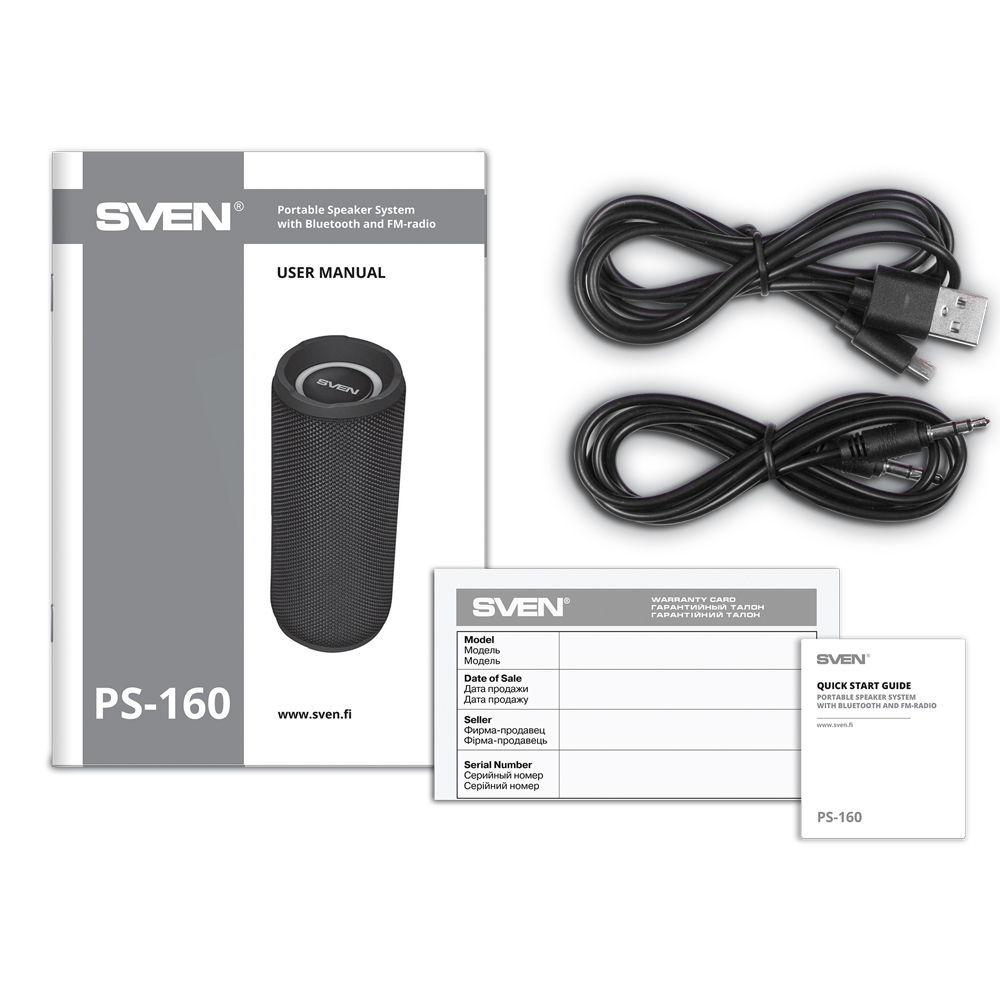 SVEN PS-160, Black