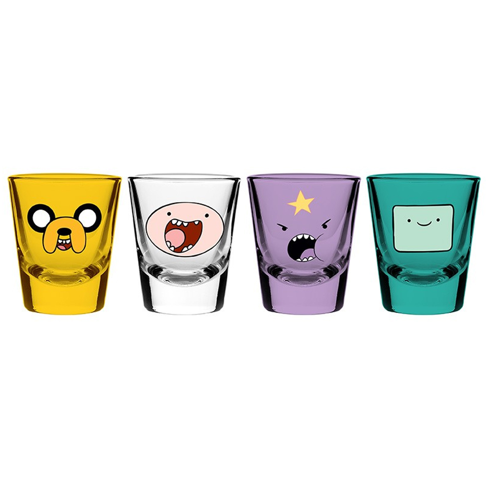 Abystyle ADVENTURE TIME - Finn & Jake, Set of 4 shooters