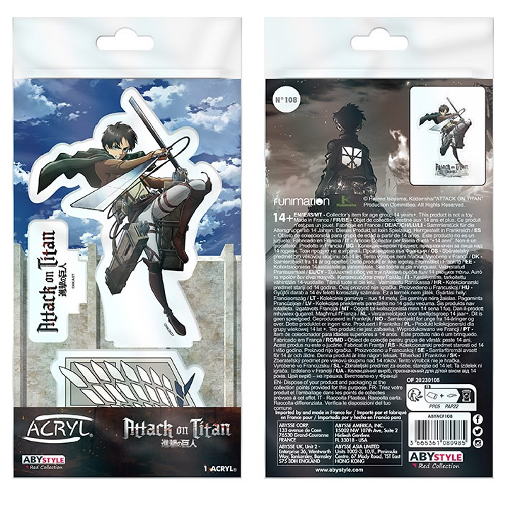 Abystyle ATTACK ON TITAN - Acryl - S3 Eren