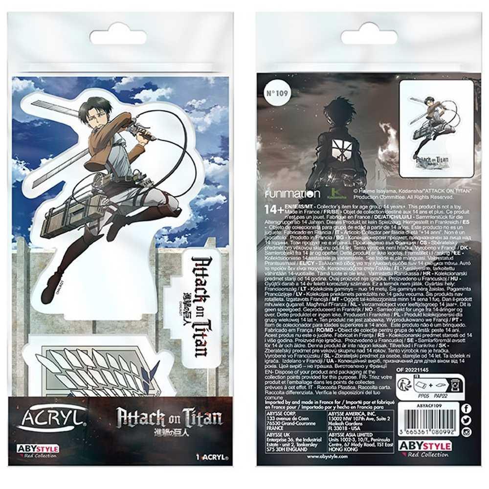 Abystyle ATTACK ON TITAN - Acryl - S3 Levi