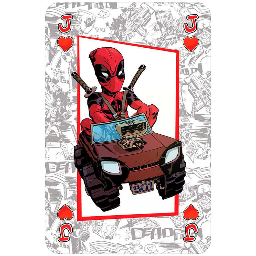 Winning Moves Waddingtons No.1 Playing Cards - Deadpool