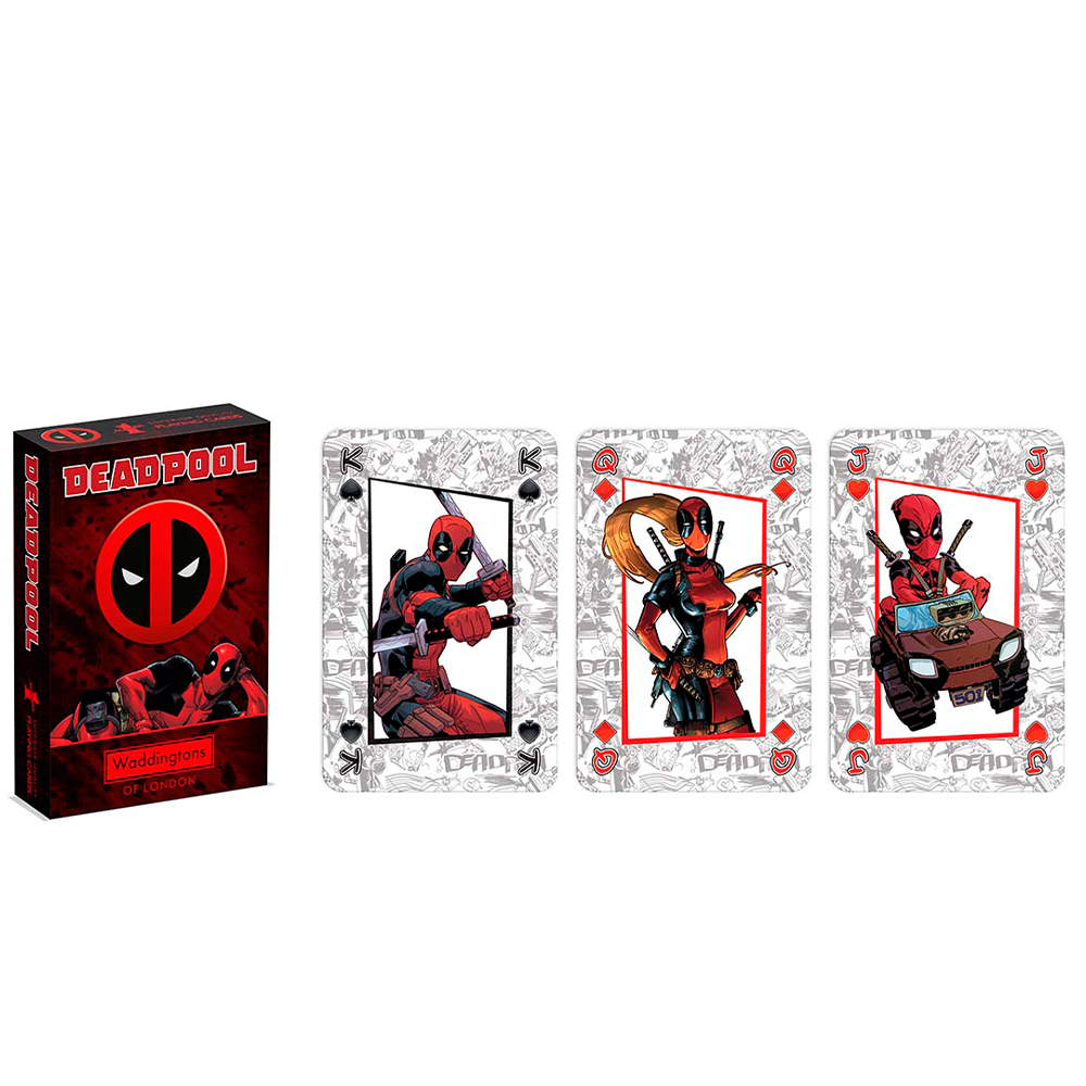 Winning Moves Waddingtons No.1 Playing Cards - Deadpool