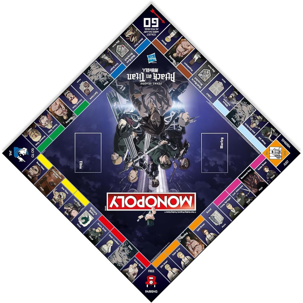 Winning Moves Attack on Titan The Final Season English- Monopoly