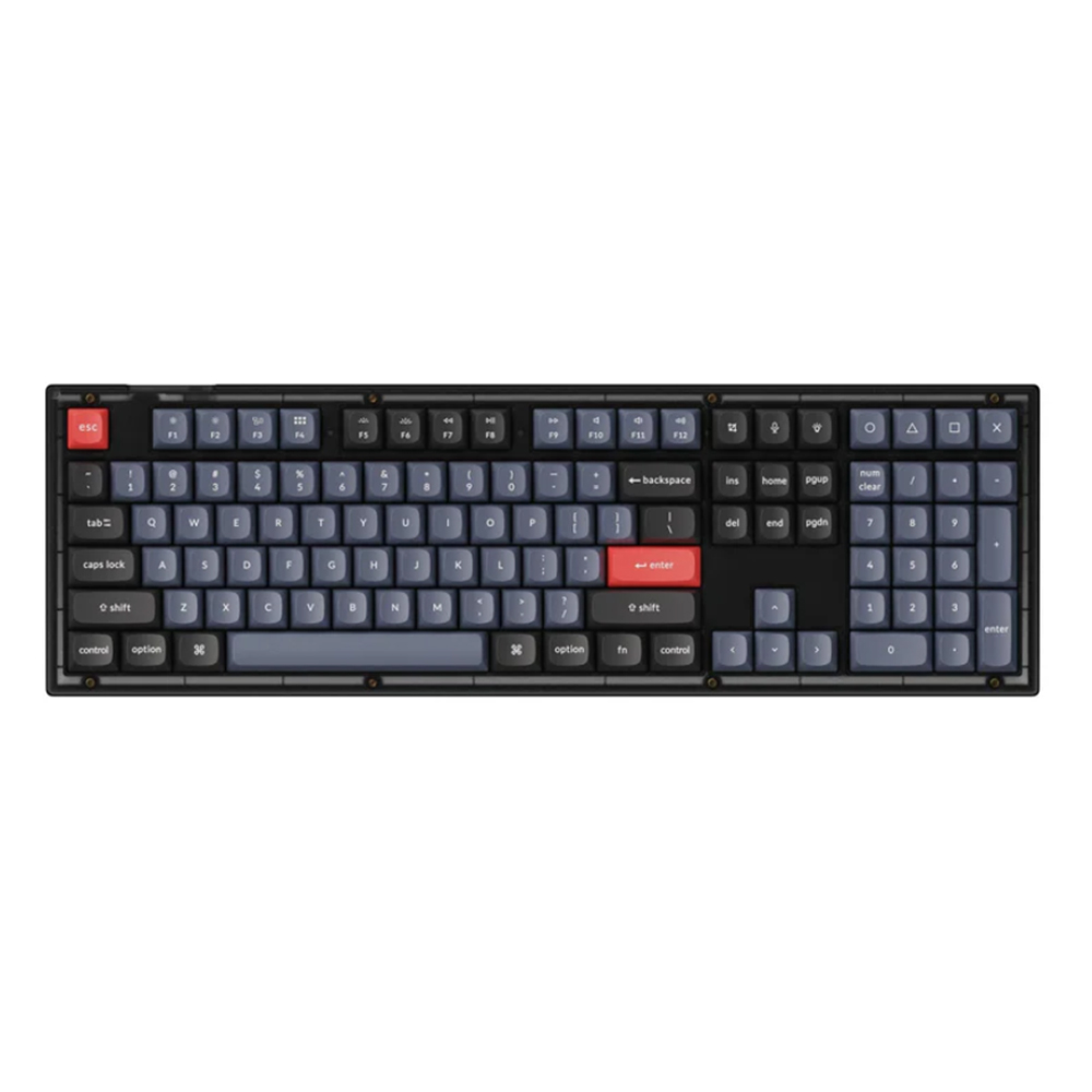 Keychron V6, Keychron K Pro Red Switch, Frosted Black, US