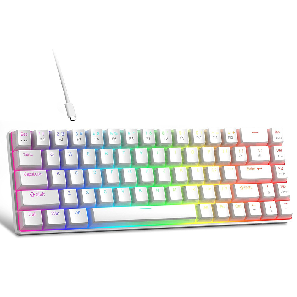 Magegee MK-BOX White, RGB, Red Switch, US