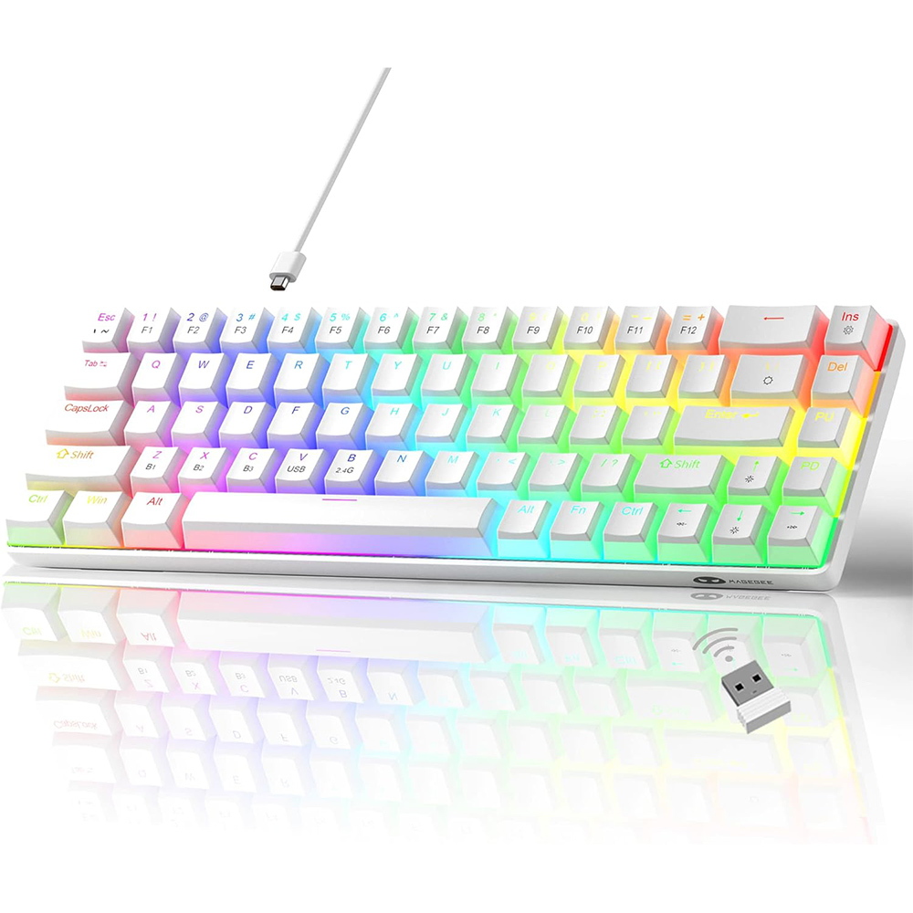 Magegee MK-BOX PLUS White, RGB, Red Switch, US