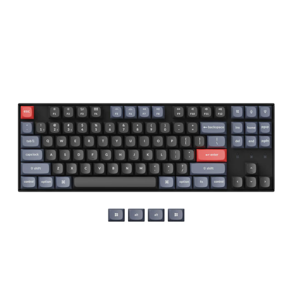 Keychron K8 Pro, TKL, Gateron G Pro Brown Switch, Black, US