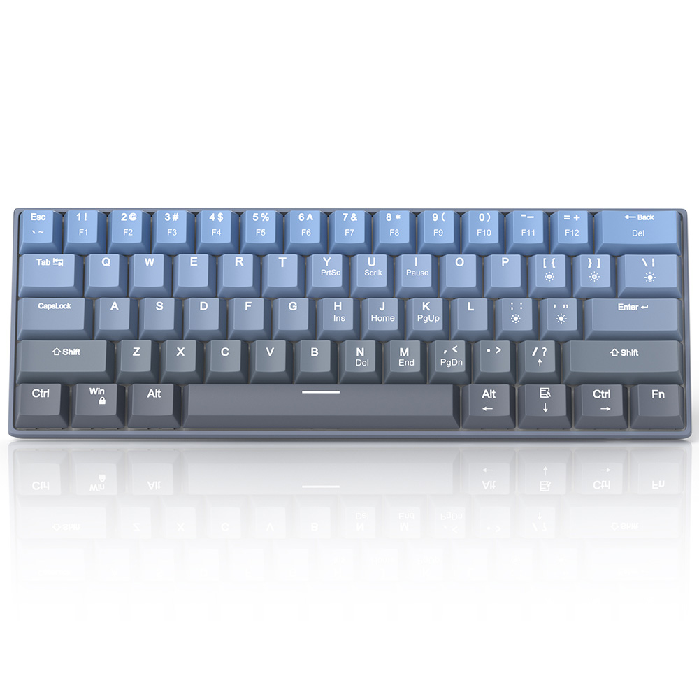 Magegee STAR61 Gradient Blue, Blue Lighting, Yellow Switch, US