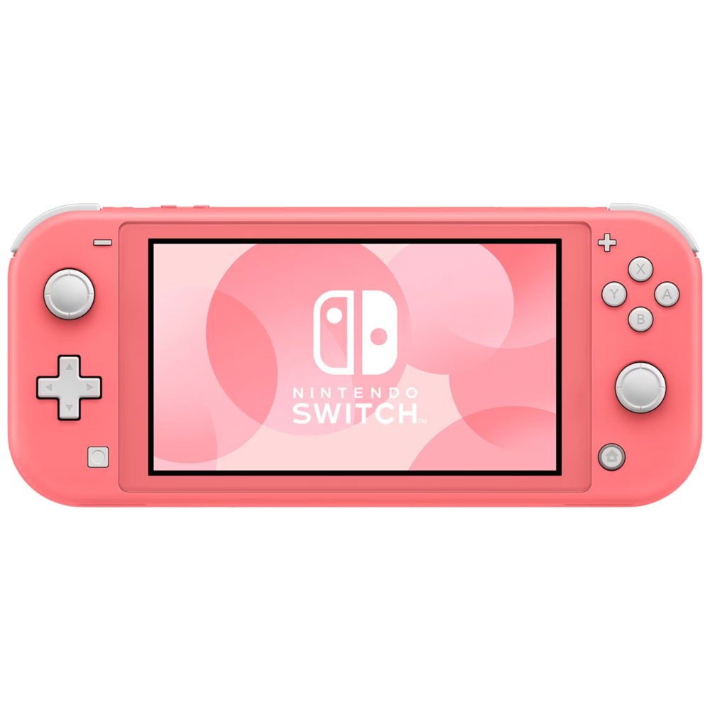 Nintendo Switch Lite, Coral + Animal Crossing + NSO 12 Month Subscription