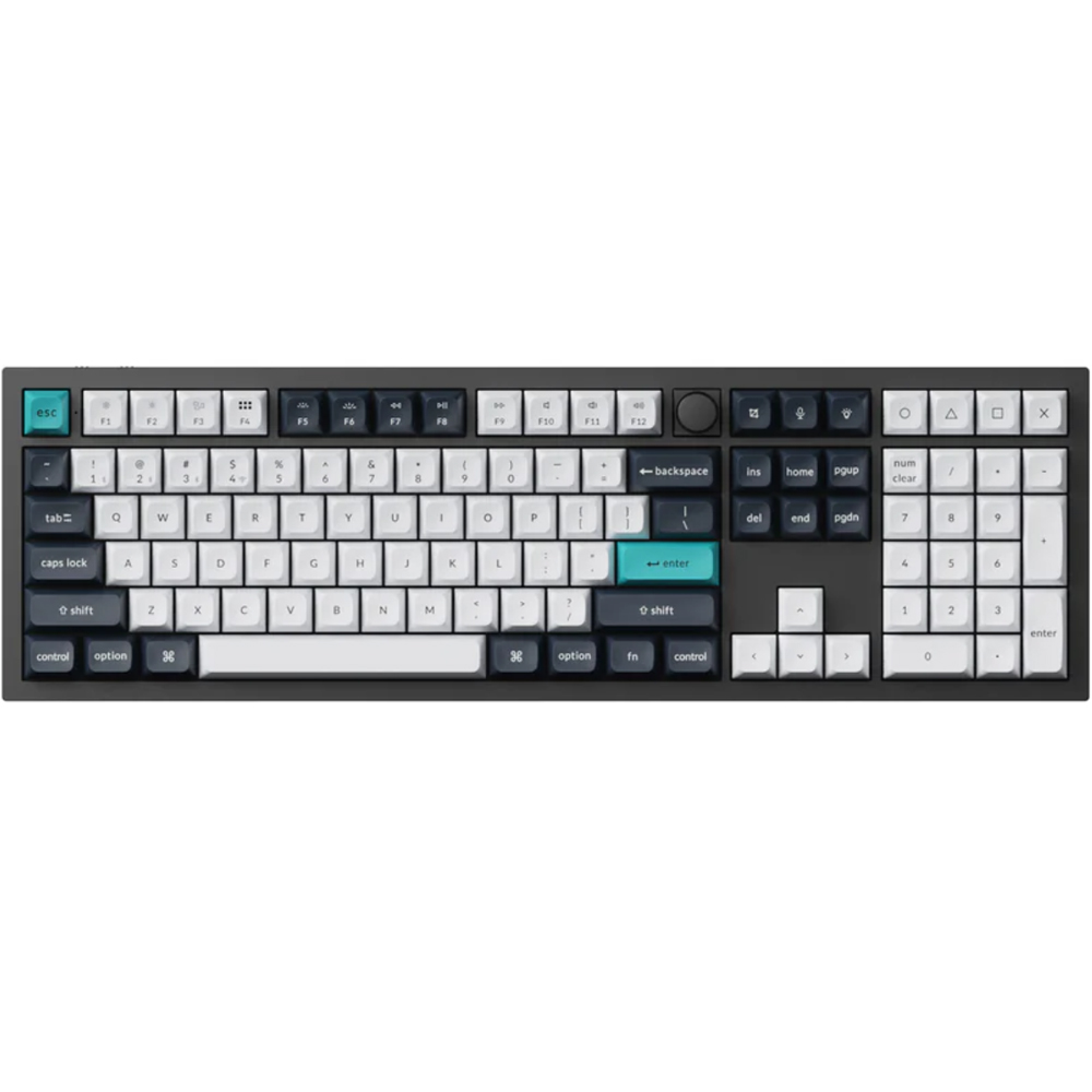 Keychron Q6 MAX, Gateron Jupiter Red Switch, Black, US