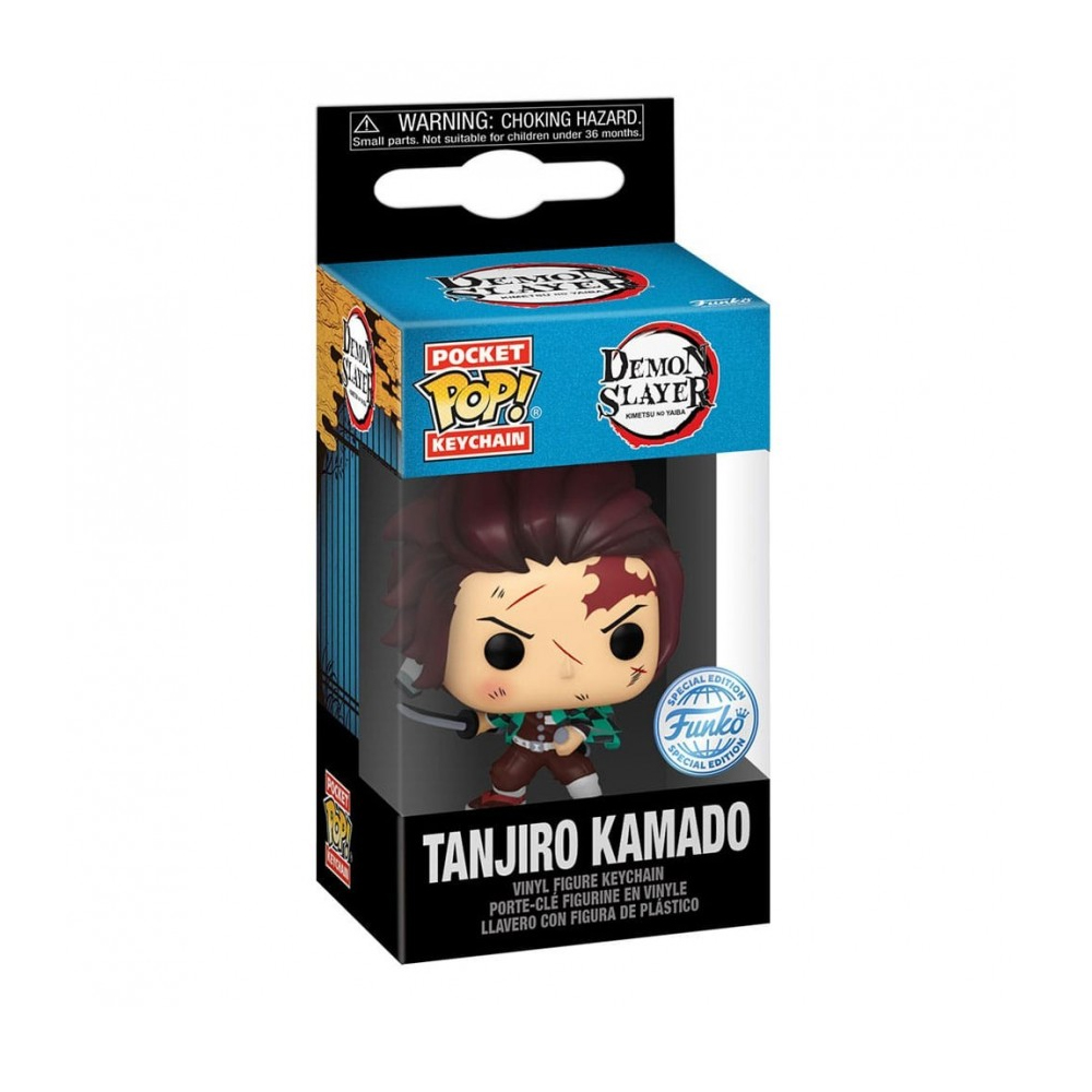 Funko POP! Keychain: Demon Slayer - Tanjiro Kamado