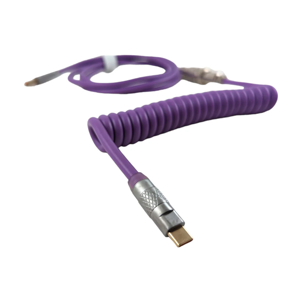 VGN PU Coiled Cable, Purple