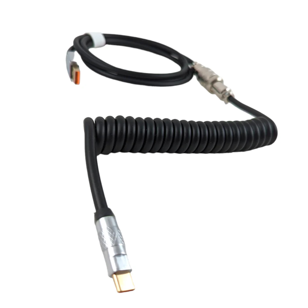 VGN PU Coiled Cable, Black