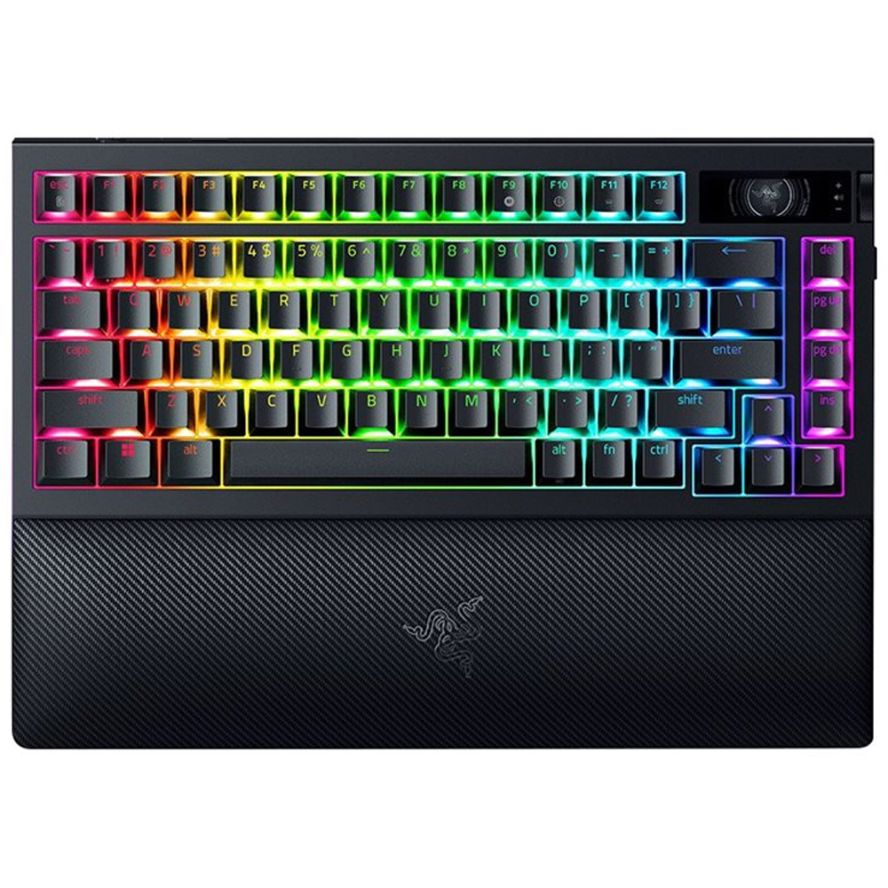 Razer BlackWidow V4 Pro 75%, Orange Switch, Black, US