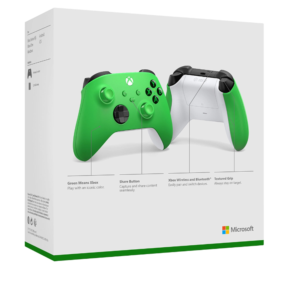 Microsoft Xbox Controller Wireless, Green