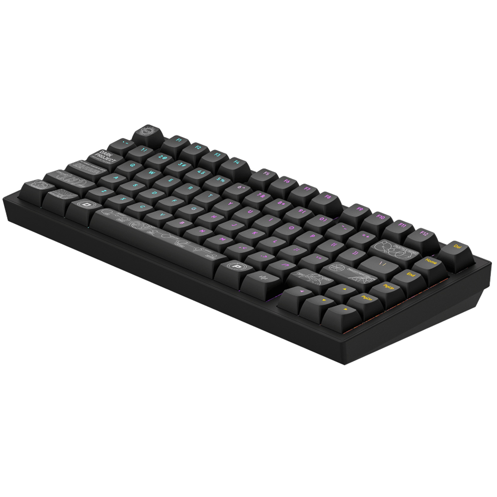 Dark Project ALU81A Terra Nova Black, G3MS Moonstone Switch, US