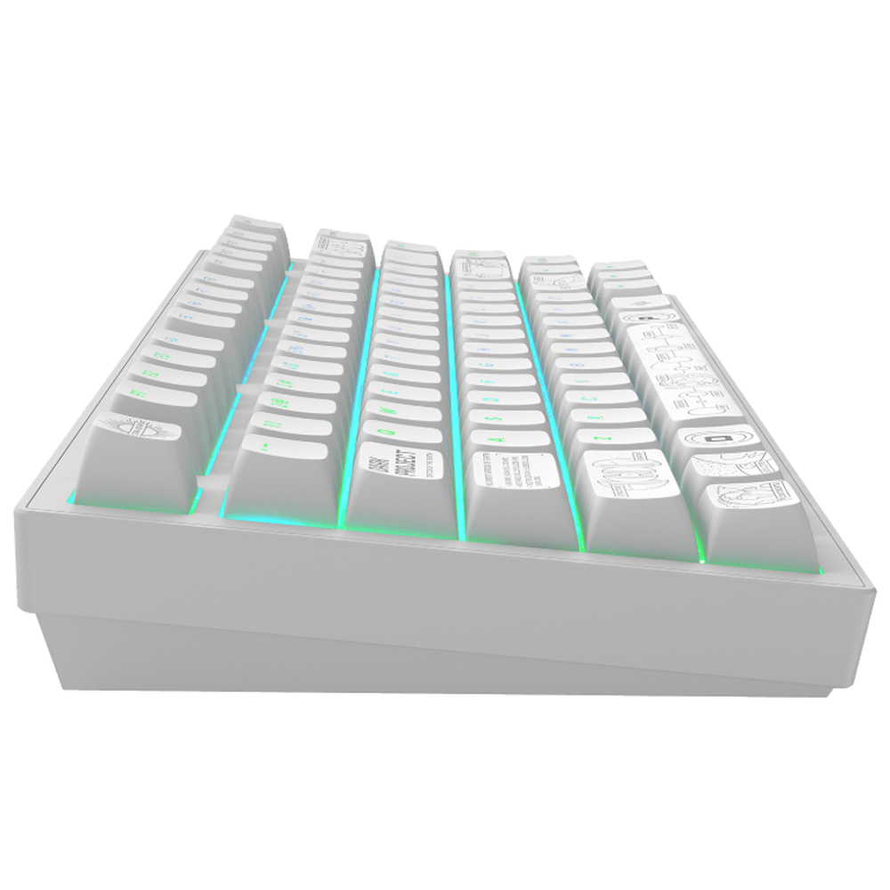 Dark Project ALU81A Terra Nova White, G3MS Moonstone Switch, US