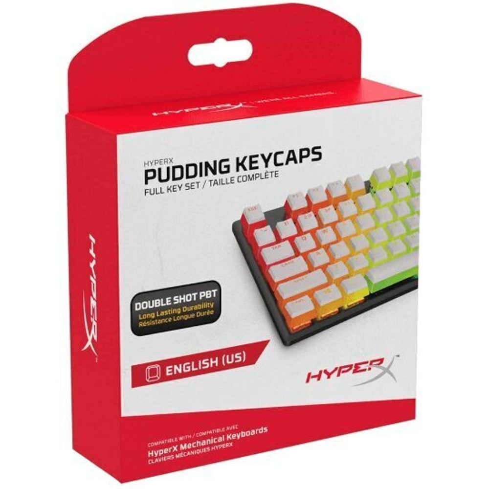 HyperX Double Shot PBT Keycaps White