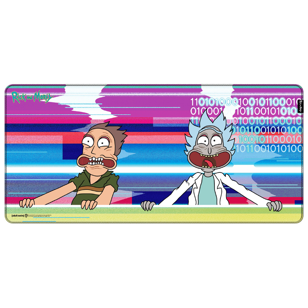 Rick and Morty Mousepad Glitched, XL