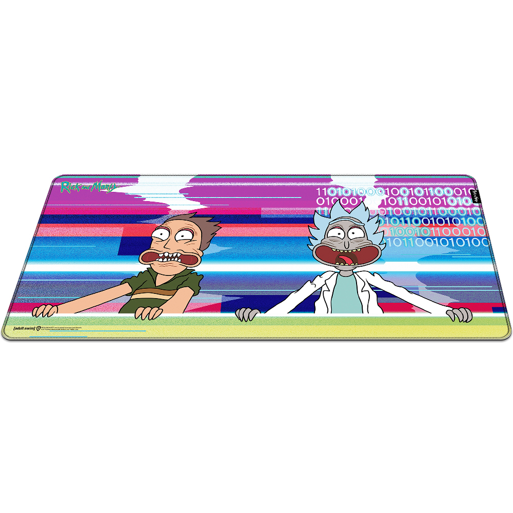 Rick and Morty Mousepad Glitched, XL