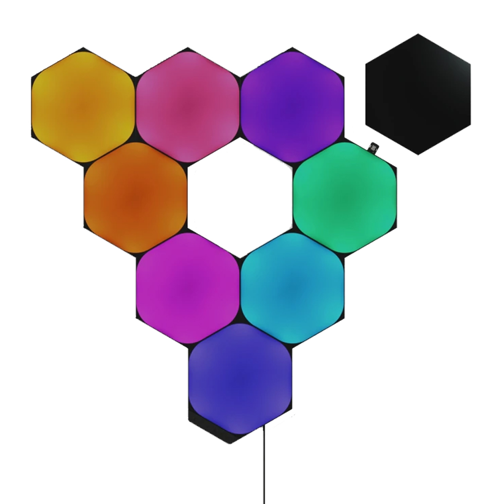 Nanoleaf Shapes Hexagons Starter Kit, Black (9 panels)