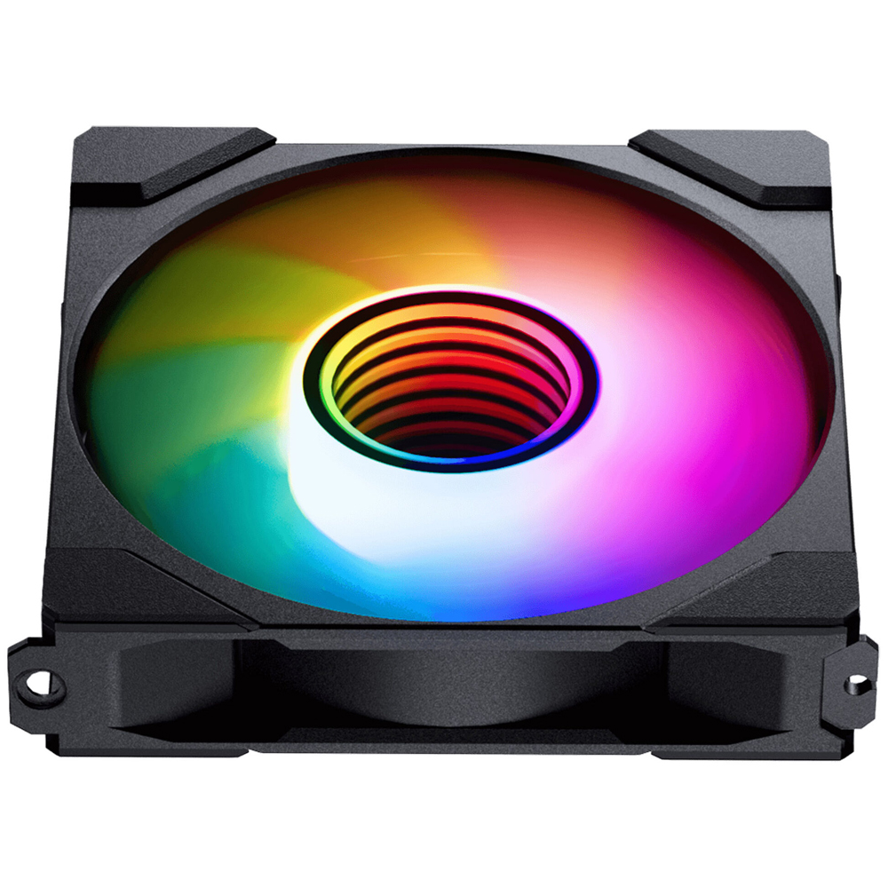 PHANTEKS M25 Gen2 PWM D-RGB Fan Reverse, 3-Pack, 120mm, Black