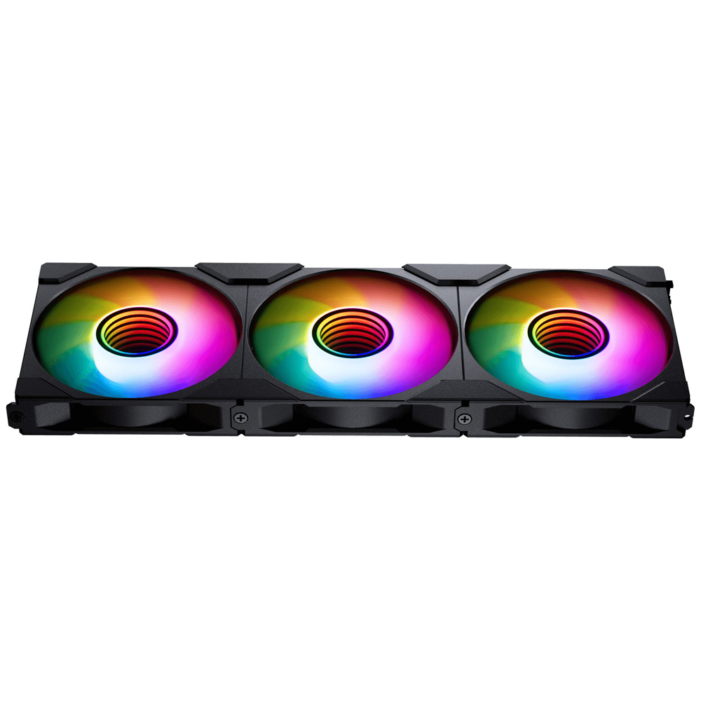 PHANTEKS M25 Gen2 PWM D-RGB Fan Reverse, 3-Pack, 120mm, Black