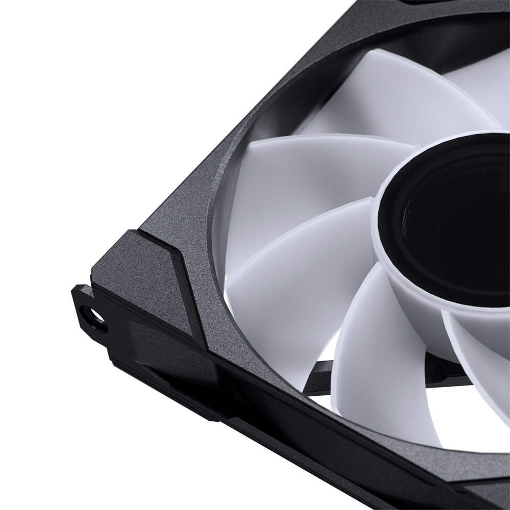 PHANTEKS M25 Gen2 PWM D-RGB Fan Reverse, 3-Pack, 120mm, Black