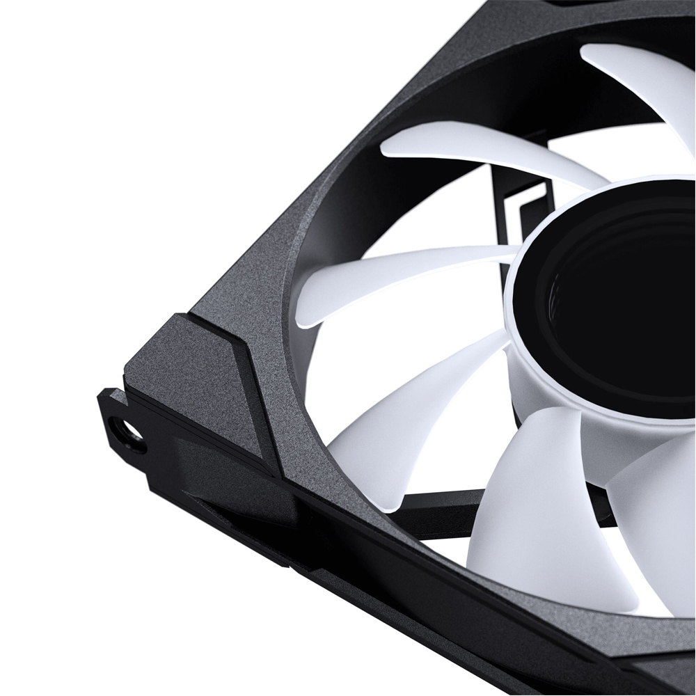 PHANTEKS M25 Gen2 PWM D-RGB Fan, 3-Pack, 120mm, Black