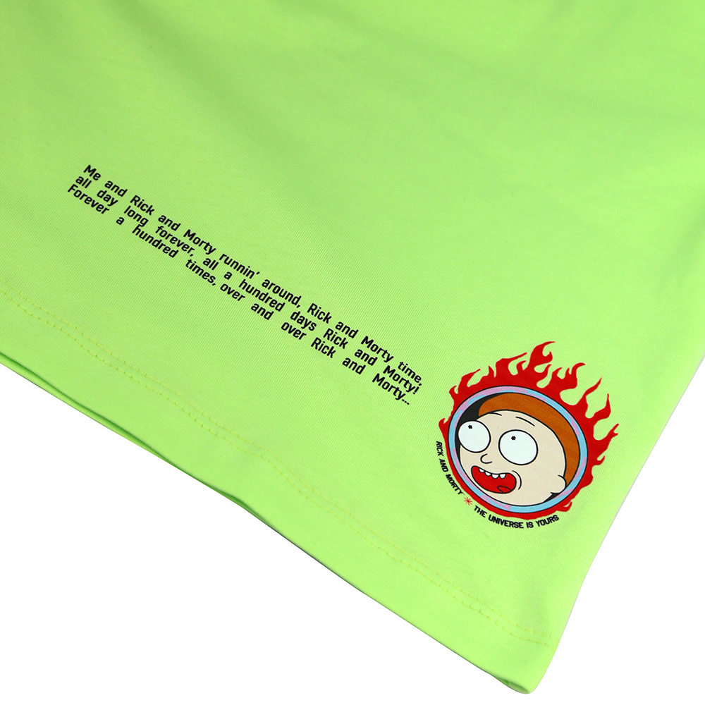 Rick and Morty T-Shirt, Science Grandpa, Light Green, L