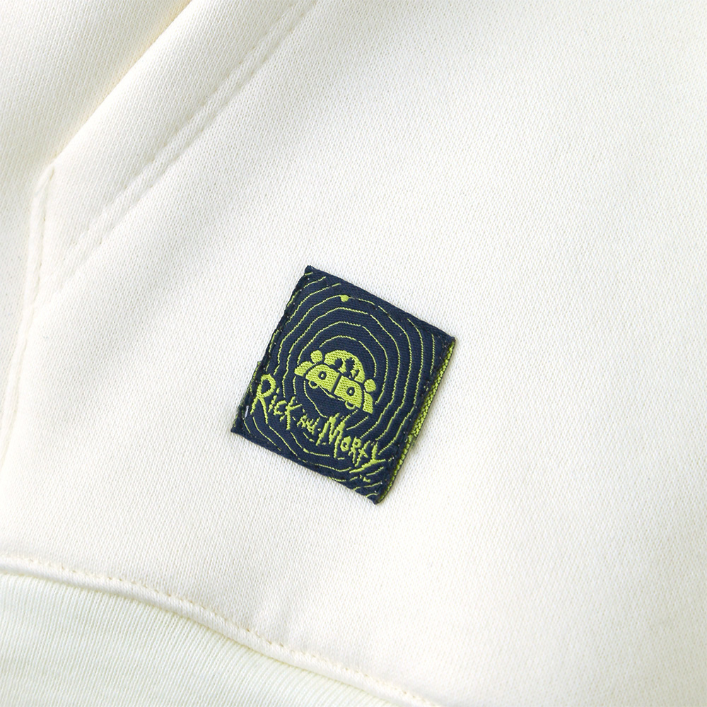 Rick and Morty Hoodie, Off-White, L