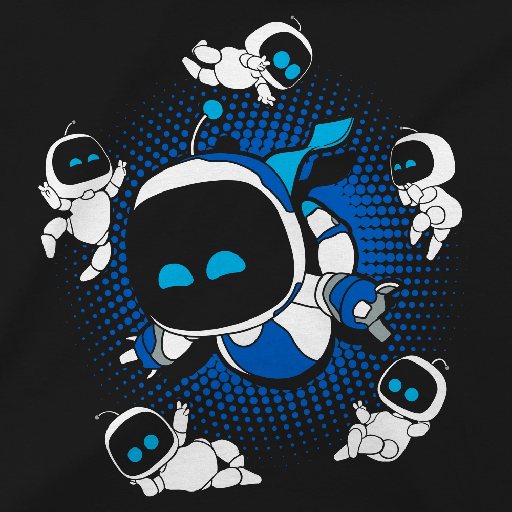 Jinx ASTRO'S PLAYROOM - Bot Party Premium T-shirt Black, XL