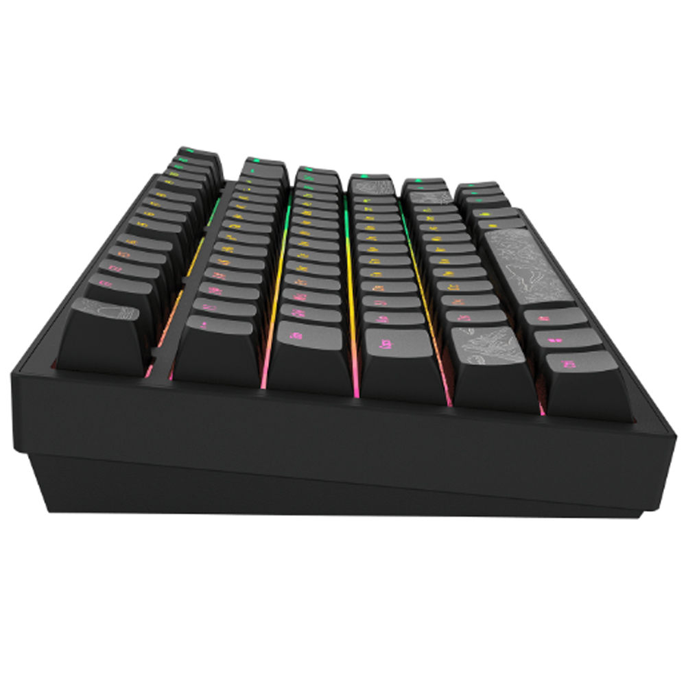 Dark Project ALU81A Terra Nostra Black, G3MS Moonstone Switch, RU
