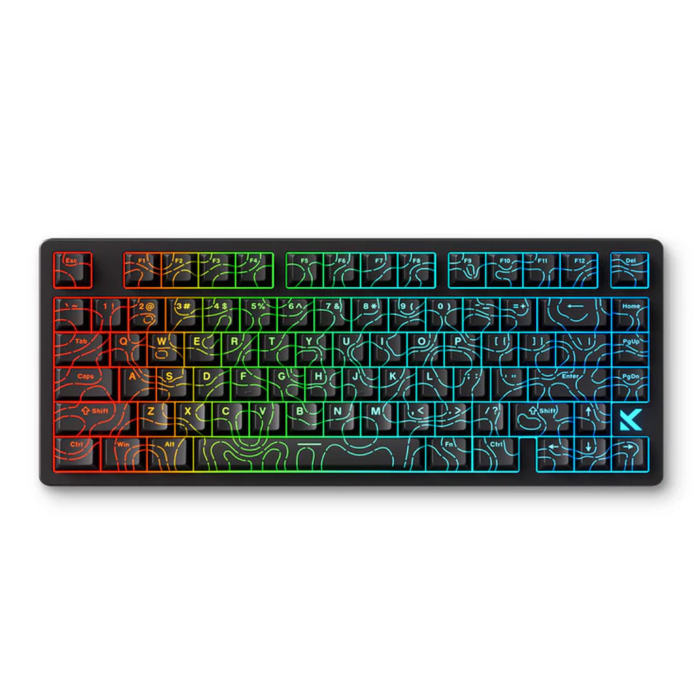 Mchose Jet 75, Kailh Magnetic God Switch, Black Topographic