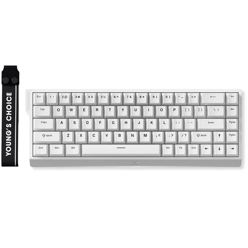 Mchose Ace 68, Ice Blue Magnetic Switch, White