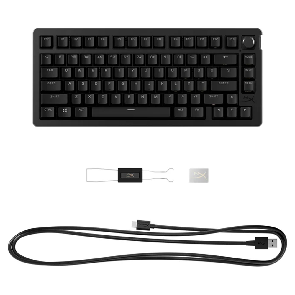 HyperX Alloy Rise 75 Black, Red Switch, US
