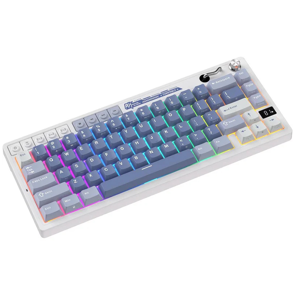 ROYAL KLUDGE M65 Ocean Blue, Creamy Switch, US
