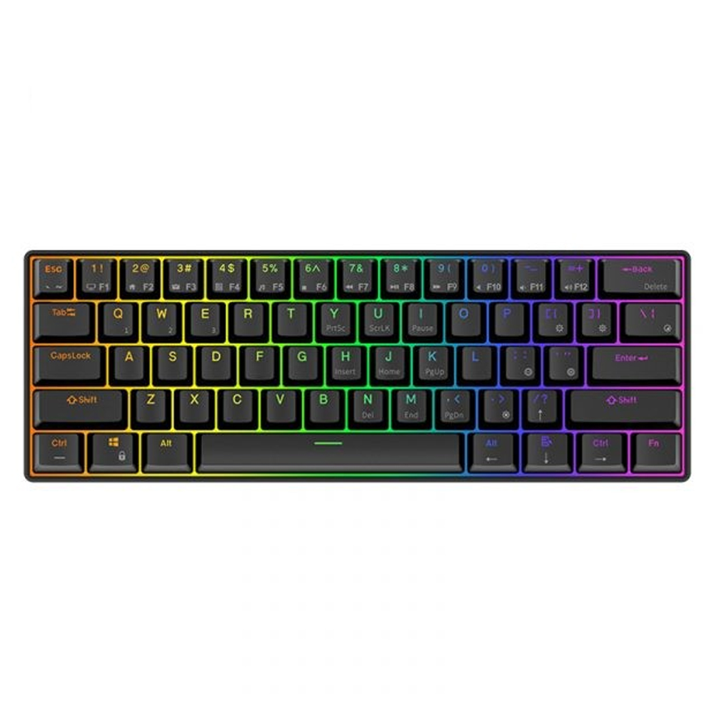 ROYAL KLUDGE RK61 Black, Brown Switch, US