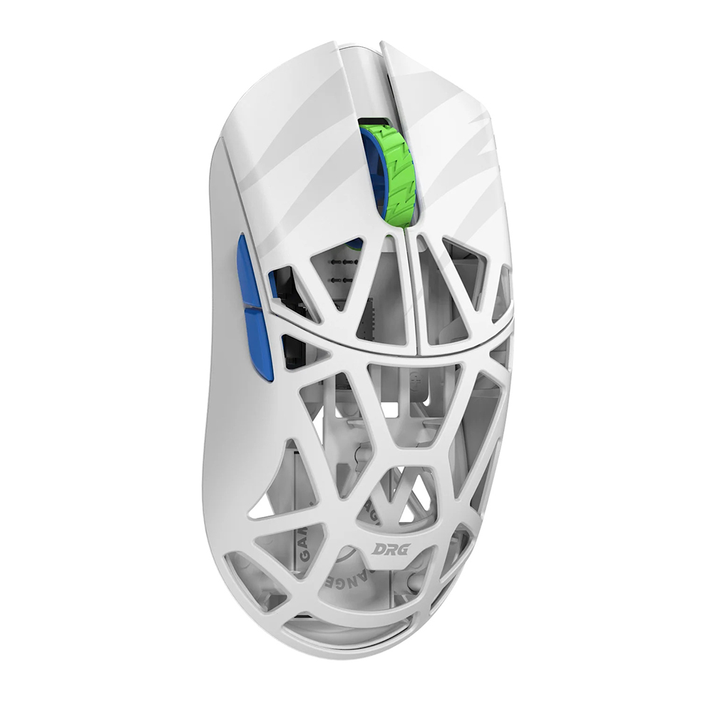 WLMouse × DRG Beast X Pro Solid Sides, Omron Opticals Switches, White