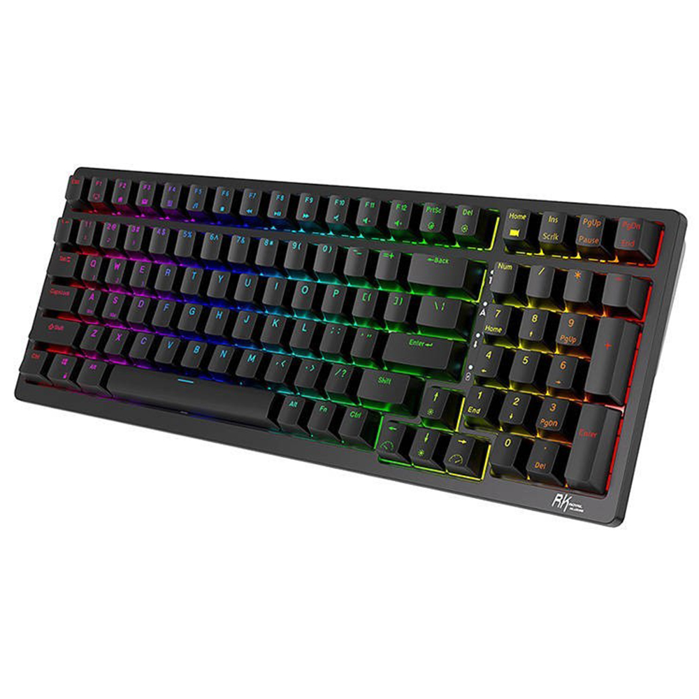ROYAL KLUDGE RK98 Black, Blue Switch, US