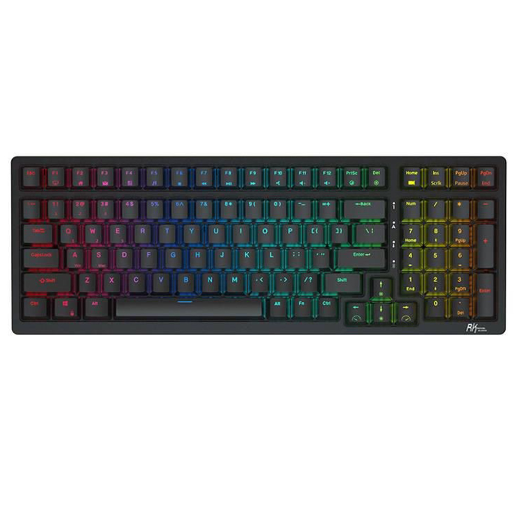 ROYAL KLUDGE RK98 Black, Blue Switch, US