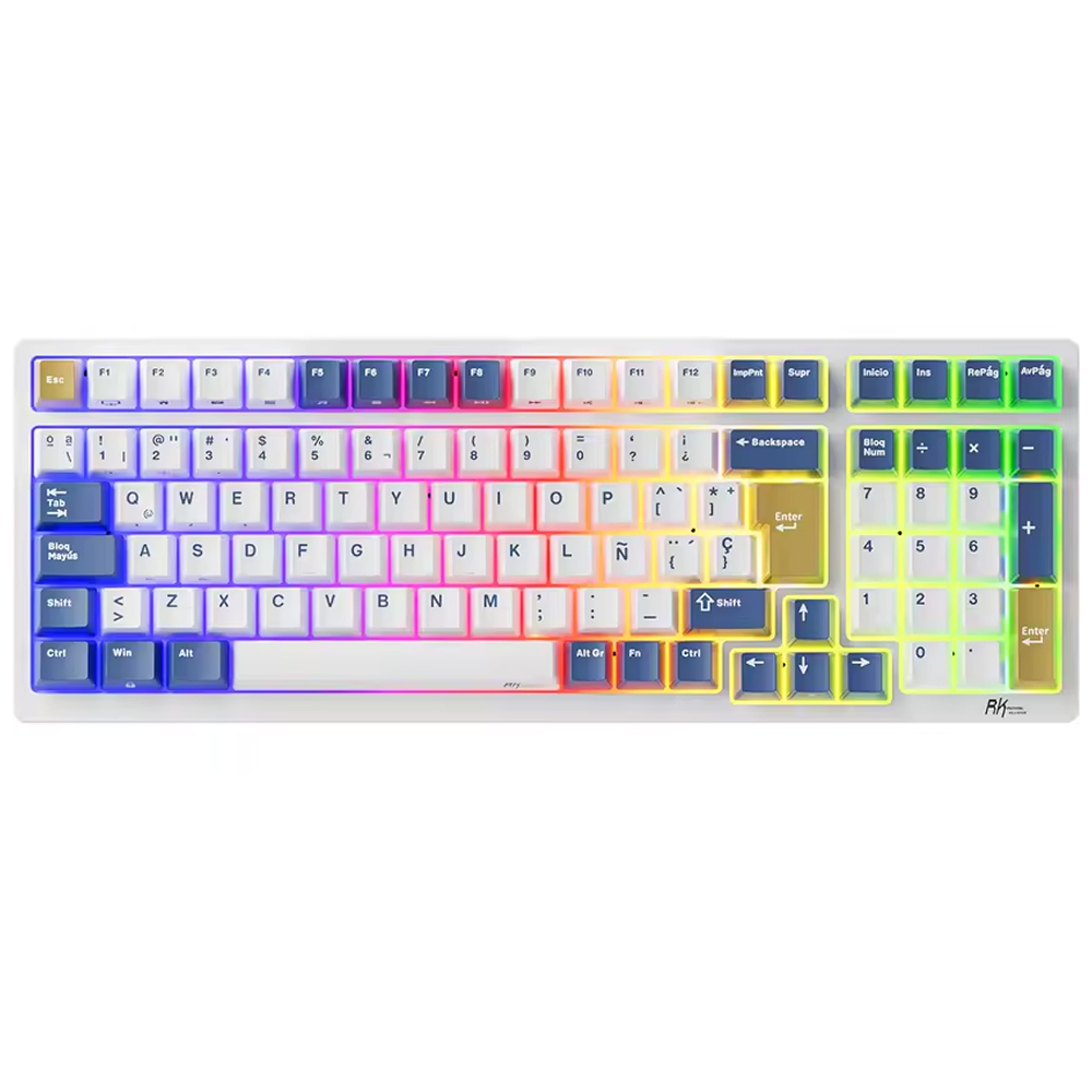 ROYAL KLUDGE RK98 Klein Blue, Red Switch, US