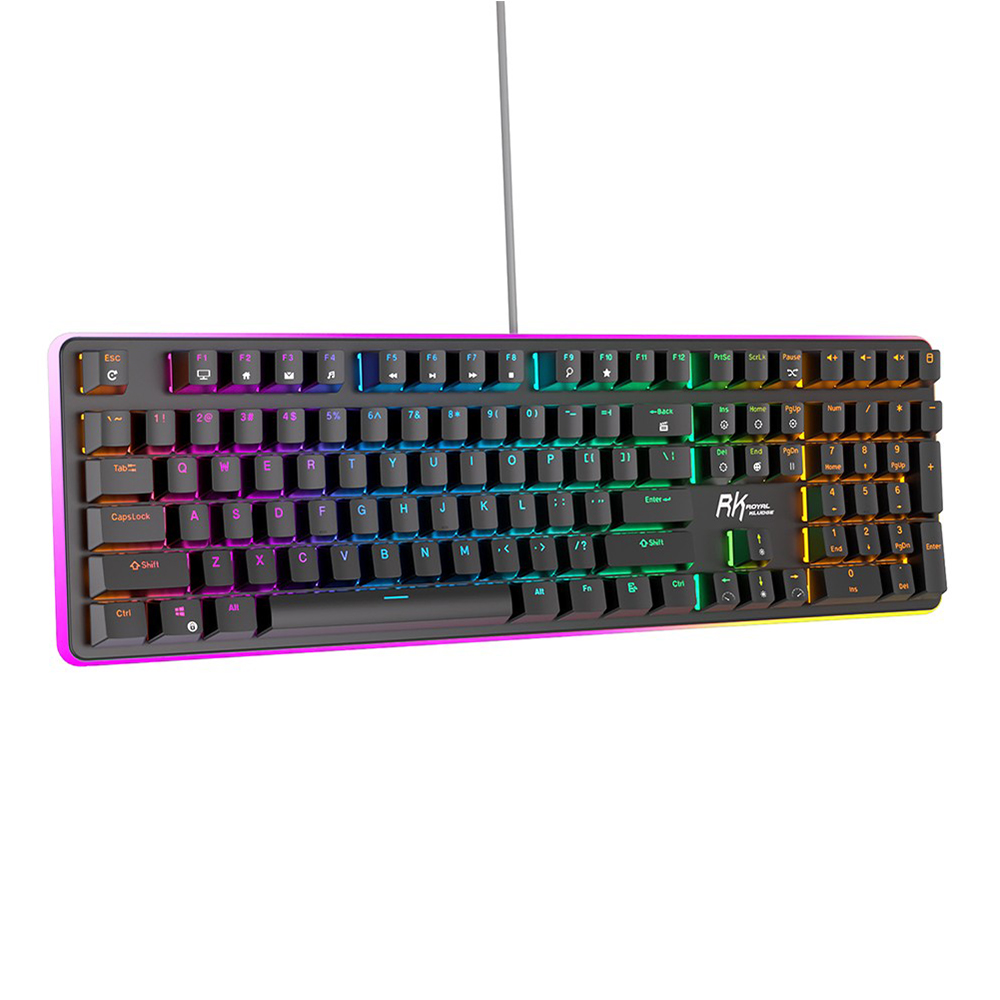 ROYAL KLUDGE RK918 Black, Brown Switch, US