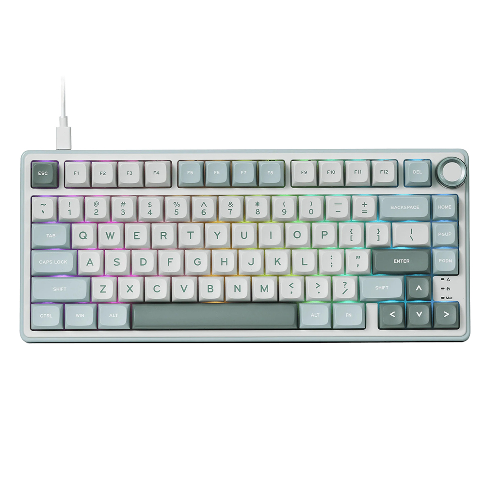 ROYAL KLUDGE R75 Sky Cyan, Brown Switch, US