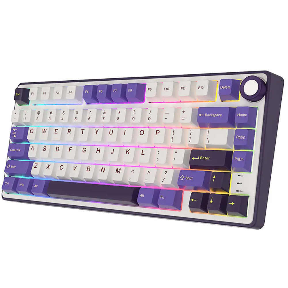 ROYAL KLUDGE R75 Blackberry, Blue Switch, US
