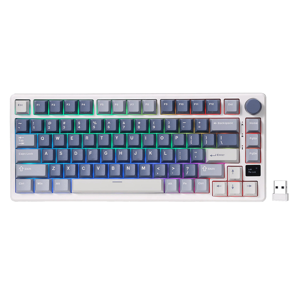 ROYAL KLUDGE M75 Ocean Blue, K Sliver Switch, US