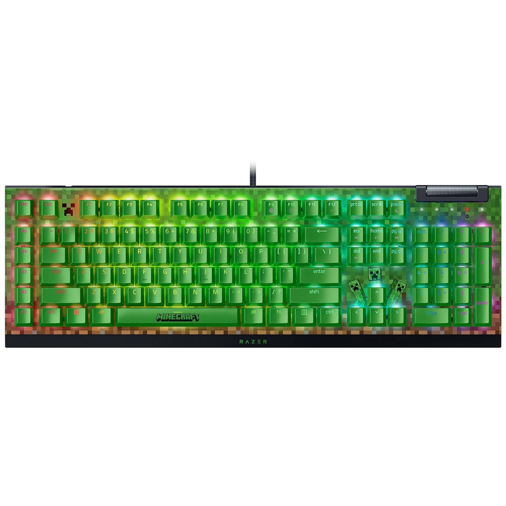 Razer BlackWidow V4 X Minecraft Edition, Green Switch, US
