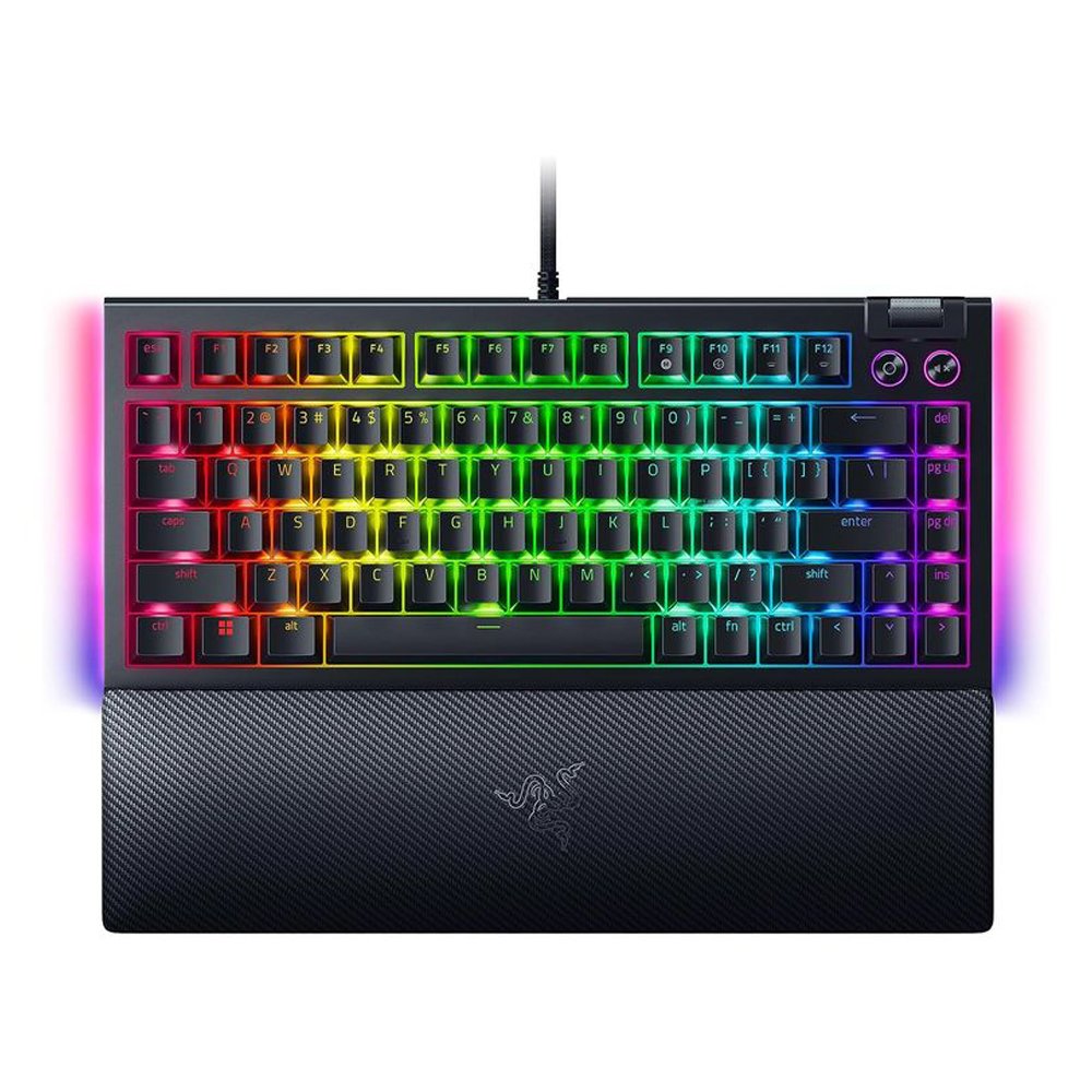 Razer BlackWidow V4 75%, Orange Switch, Black, UK